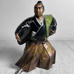 Hot Pamono Mid-Century Samurai Warrior Statue, Takaoka, Japan, 1960s
