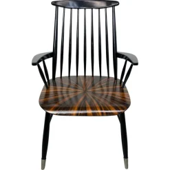 Pamono Mid-Century Scandinavian Chair attributed to Ilmari Tapiovaara, 1950s> Office Chairs