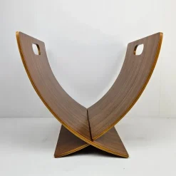 Outlet Pamono Mid-Century Scandinavian Magazine Rack in Teak and Veneered Plywood, 1970s