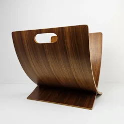 Outlet Pamono Mid-Century Scandinavian Magazine Rack in Teak and Veneered Plywood, 1970s