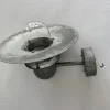 Pamono Mid-Century Scandinavian Metal Outdoor Wall Lamp by Louis Poulsen, 1950s> Garden Lighting