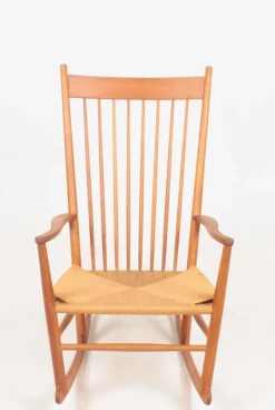 New Pamono Mid-Century Scandinavian Rocking Chair in Oak by Hans Wegner for FDB, 1950s