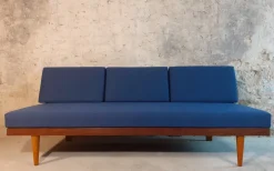 Pamono Mid-Century Scandinavian Svane Combina Daybed in Teak by Ingmar Relling for Ekornes, 1960s> Daybeds & Chaises Lounges