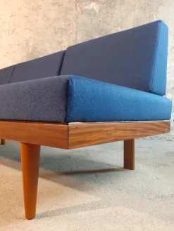 Pamono Mid-Century Scandinavian Svane Combina Daybed in Teak by Ingmar Relling for Ekornes, 1960s><noscript><img width=