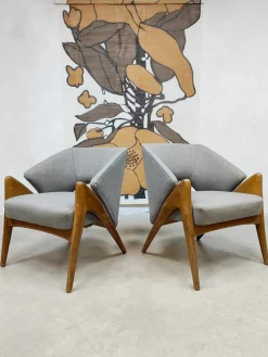 Online Pamono Mid-Century Scandinavian Sofa and Chairs, 1950s, Set of 3