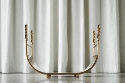 Best Pamono Mid-Century Sculptural Log Basket or Magazine Rack in Brass, 1960s