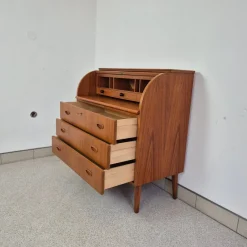 Pamono Mid-Century Secretary Desk by Egon Ostergaard for SMI, Sweden, 1960s><noscript><img width=