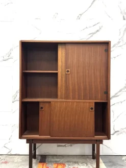 Pamono Mid-Century Selex Sideboard in Teak from Barovero, 1960s><noscript><img width=