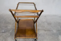 Pamono Mid-Century Serving Trolley by Cesare Lacca for Cassina, 1950s><noscript><img width=