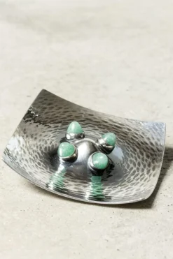 Pamono Mid-Century Silver Brooch by Elis Kauppi, 1963> Brooches