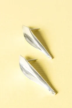 Outlet Pamono Mid-Century Silver Earrings by Gertrud Engel, 1950s, Set of 2