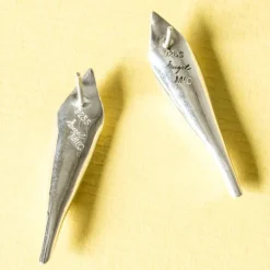 Outlet Pamono Mid-Century Silver Earrings by Gertrud Engel, 1950s, Set of 2