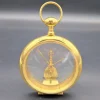 Hot Pamono Mid-Century Skeleton Table Clock from Jaeger-Lecoultre, 1970s