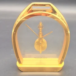 Pamono Mid-Century Skeleton Table Clock from Jaeger-Lecoultre, 1970s> Clocks