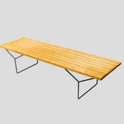Pamono Mid-Century Slat Bench by Harry Bertoia for Knoll> Benches