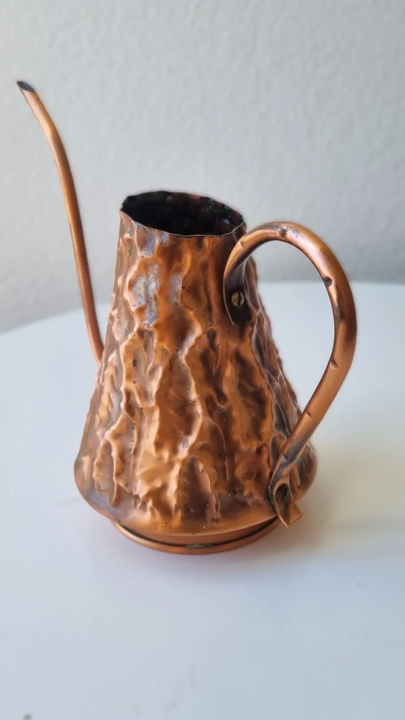 Pamono Mid-Century Space Age Copper Watering Can, 1950s> Garden Accessories