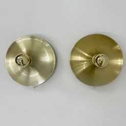 New Pamono Mid-Century Space Age Disc Lamps attributed to Charlotte Perriand for Honsel, 1970s, Set of 2