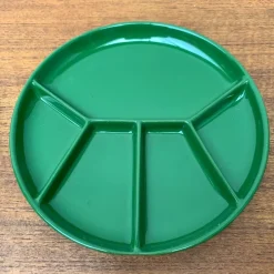 Pamono Mid-Century Space Age Green Ceramic Plates or Bowls from Gerz Keramik, West Germany, 1960s, Set of 3> Serving Dishes
