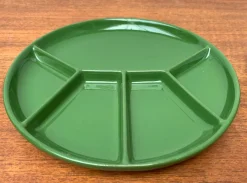 Pamono Mid-Century Space Age Green Ceramic Plates or Bowls from Gerz Keramik, West Germany, 1960s, Set of 3><noscript><img width=