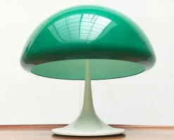 Online Pamono Mid-Century Space Age Italian Green Early Model Toledo Table Lamp by Luigi Massoni for Harvey Guzzini, 1960s