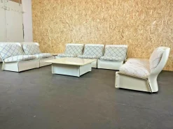 Pamono Mid-Century Space Age Modular Sofa in Fiberglass, Set of 10> Living Room Sets