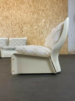Pamono Mid-Century Space Age Modular Sofa in Fiberglass, Set of 10><noscript><img width=