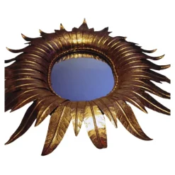 Pamono Mid-Century Spanish Wall Mirror><noscript><img width=