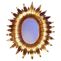 Pamono Mid-Century Spanish Wall Mirror><noscript><img width=