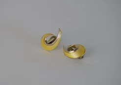Clearance Pamono Mid-Century Sterling Silver and Enamel Ear Clips by Hans Myhre, 1950s, Set of 2