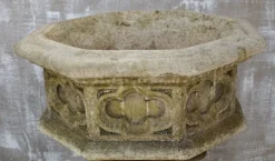 Discount Pamono Mid-Century Stone Gothic Garden Urns