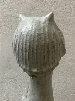 Online Pamono Mid-Century Studio Ceramic Cat Sculpture, 1968