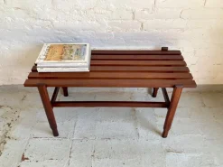 Sale Pamono Mid-Century Teak Bench, 1950s