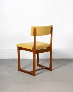 Pamono Mid-Century Teak Chairs attributed to A. Younger, 1970s, Set of 2> Side Chairs & Dining Chairs
