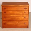 Pamono Mid-Century Teak Chest of 4 Drawers from Stag, 1970s> Dressers, Commodes & Chests