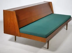 Pamono Mid-Century Teak Daybed, 1960s><noscript><img width=