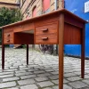 New Pamono Mid-Century Teak Desk, Denmark