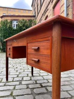 New Pamono Mid-Century Teak Desk, Denmark