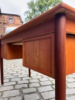 New Pamono Mid-Century Teak Desk, Denmark