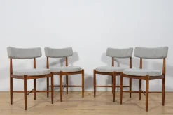 Pamono Mid-Century Teak Dining Chairs by Ib Kofod Larsen for G-Plan, 1960s, Set of 4> Side Chairs & Dining Chairs