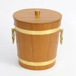Pamono Mid-Century Teak Ice Bucket, 1960s><noscript><img width=