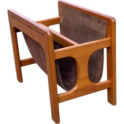 Clearance Pamono Mid-Century Teak Magazine Rack attributed to Aksel Kjersgaard for Salin Møbler, 1963