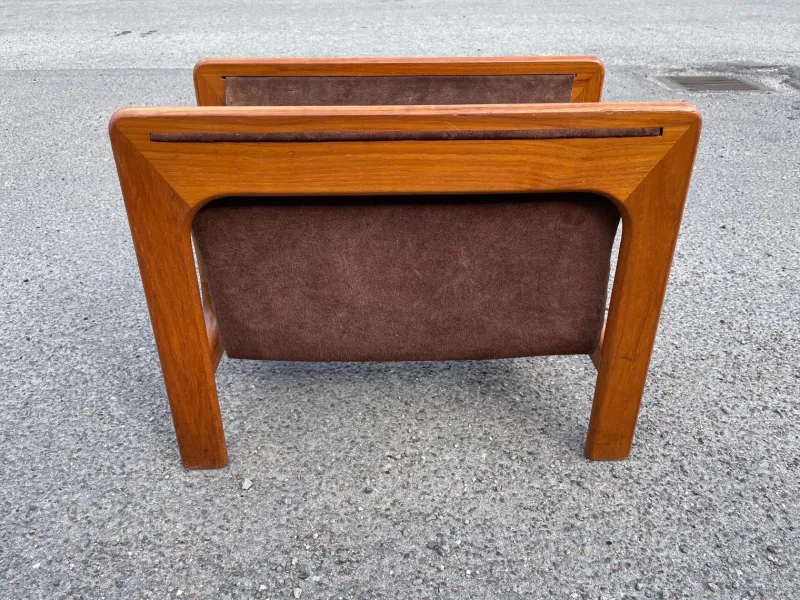 Clearance Pamono Mid-Century Teak Magazine Rack attributed to Aksel Kjersgaard for Salin Møbler, 1963