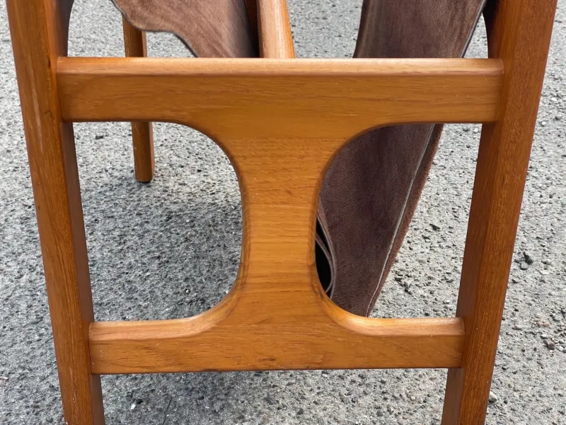 Clearance Pamono Mid-Century Teak Magazine Rack attributed to Aksel Kjersgaard for Salin Møbler, 1963
