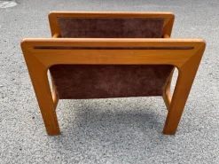 Clearance Pamono Mid-Century Teak Magazine Rack attributed to Aksel Kjersgaard for Salin Møbler, 1963