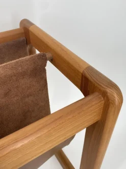 Pamono Mid-Century Teak Magazine Rack, 1960s><noscript><img width=