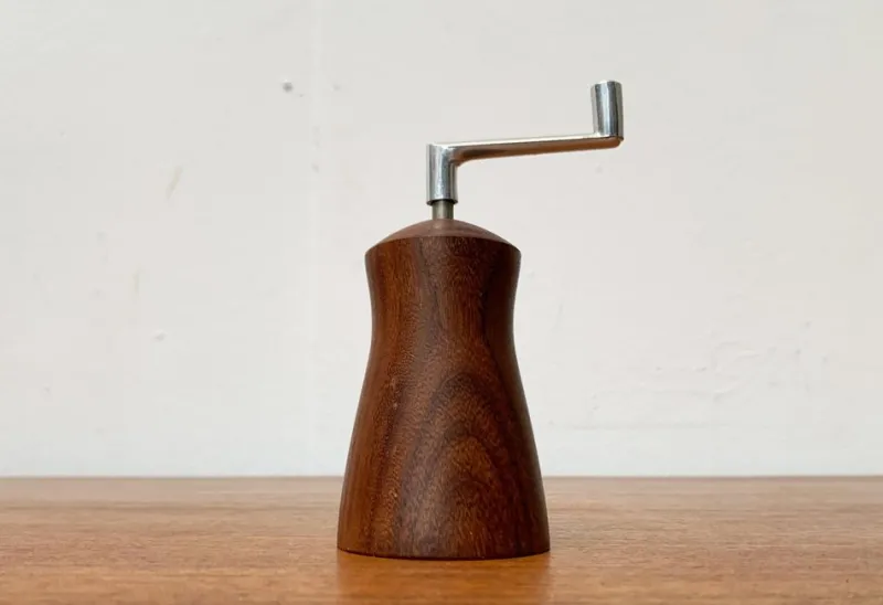 Pamono Mid-Century Teak Peppermill from Pede, 1960s> Salt & Pepper Shakers