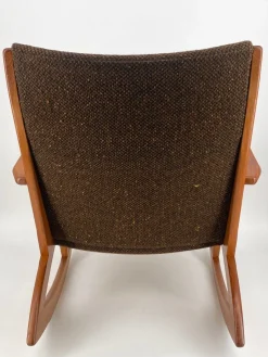 Best Pamono Mid-Century Teak Rocking Chair by Holger Georg Jensen for Tønder Møbelværk, Denmark, 1960s