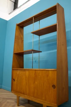 Pamono Mid-Century Teak Room Divider, 1960s><noscript><img width=