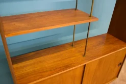 Pamono Mid-Century Teak Room Divider, 1960s><noscript><img width=