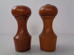 Outlet Pamono Mid-Century Teak Salt Shaker and Pepper Mill by Zassenhaus, 1960s, Set of 2, Set of 2